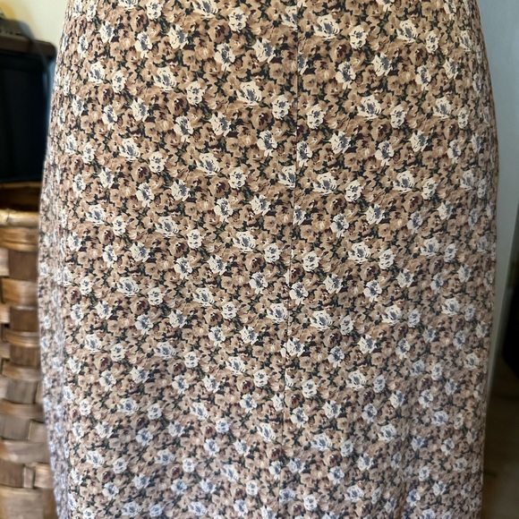 Vintage Laura Ashley ditsy floral silk dress - Picture 4 of 6